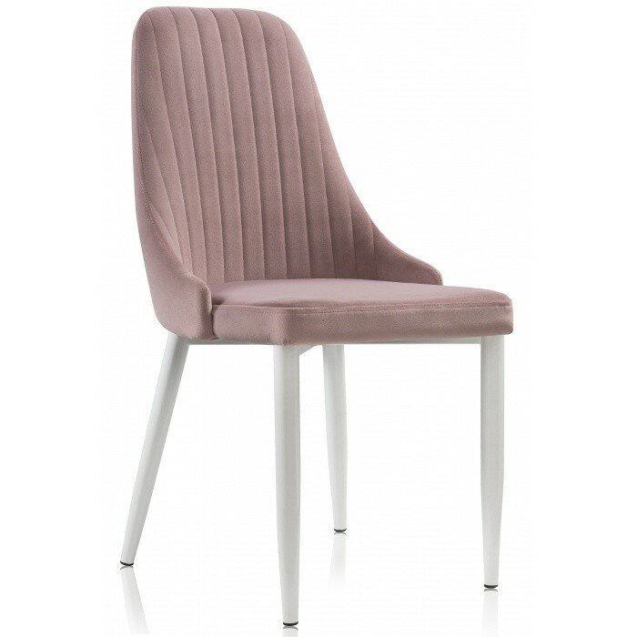 Стул на металлокаркасе на металлокаркасе Kora light purple / white Стул на металлокаркасе на металлокаркасе Kora light purple / white