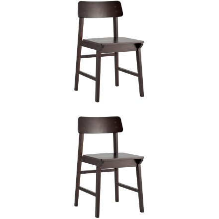 Стул ODEN WOOD эспрессо 2 шт. 