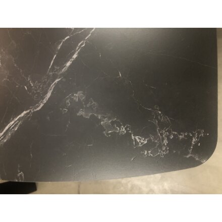Стол ELIOT 120 MATT BLACK MARBLE SINTERED STONE/ BLACK М-City 