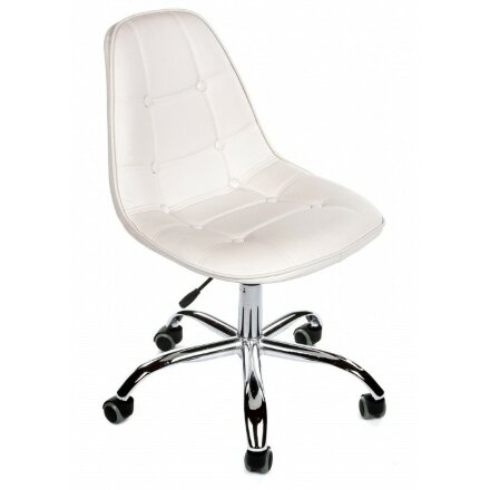 Компьютерное кресло Eames PC-306 на колесах белый 