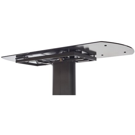 Стол KAI 140 TL-110 поворотная система раскладки, испанская керамика / Темно-серый / Черный, ®DISAUR 
