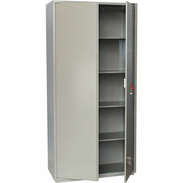 Шкаф металлический для документов BRABIX "KBS-10", 1803х880х390 мм, 77 кг, 2 отделения, сварной, 291159 