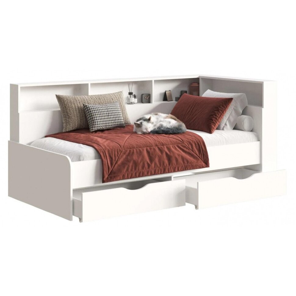 Кровать Амер 190х80 белая 