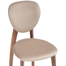 Стул деревянный Вакимо tenerife beige / миланский орех